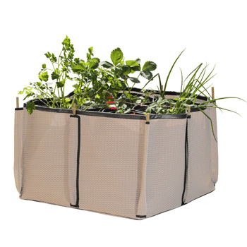 jardiniere tissu exterieur couleur sable